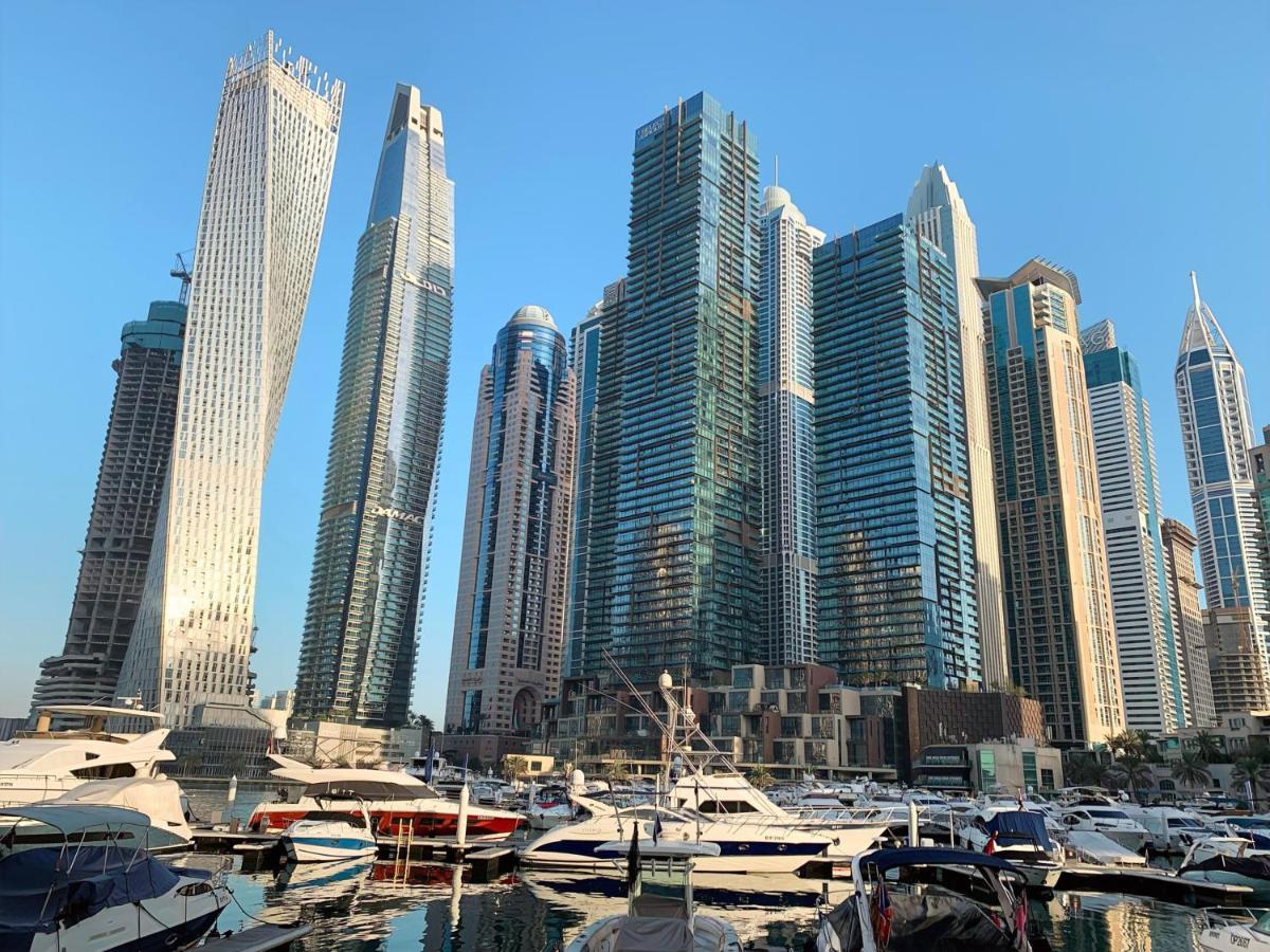5 Star Serviced Apartment With Beach Access In The Heart Of Dubai Marina Free Welcome Gift Box Upon Arrival Exterior foto